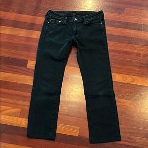 Mens 29 Polo Ralph Lauren Black Straight Leg Jeans